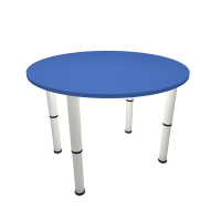 Стол круглый, регулируемый по высоте (г.р. 0-3), d=800 мм, ЛДСП