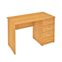 Стол письменный для воспитателя однотумбовый 4 ящика