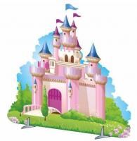 Декорация "Замок розовый"