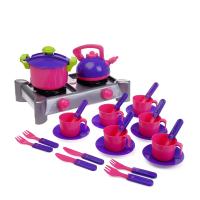 Плита с посудкой