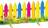 Декорация "Разноцветный забор"
