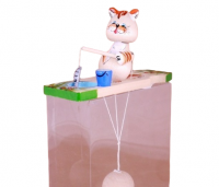 Богородская игрушка "Кот-рыболов"