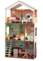 Кукольный домик Дотти, с мебелью 17 элементов, интерактивный