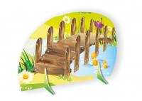 Декорация "Мостик через речку"