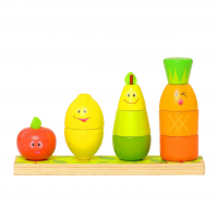 Пирамидка логическая "Фрукты-овощи"