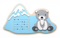 Декорация "Мишка со счетами"