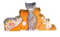 Семейка "Кошки", цветные
