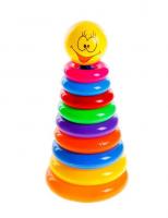 Пирамидка "Улыбка-4", 9 колец