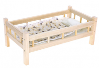 Кроватка для кукол деревянная № 10