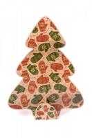 Декорация "Ель Рождественская с варежками" двусторонняя