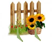 Декорация для утренников "Забор в деревне"