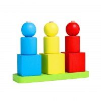 Пирамидка «Счёты», 9 деталей