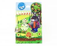 Бизиборд настенный СЕРЫЙ ВОЛК. Серия СТРАНА СКАЗОК