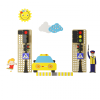 Игровая настенная панель по ПДД "Мини"