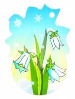 Декорация "Подснежники"