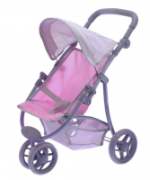 Коляска для кукол трехколесная прогулочная