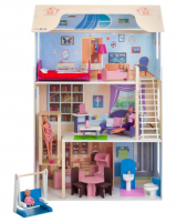 Кукольный домик "Грация" (с мебелью)