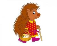 Декорация настенная "Ежик"