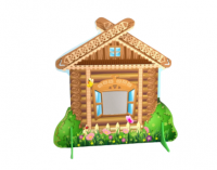 Декорация театральная "Избушка"