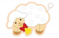 Декорация "Овца с колокольчиком" 89х43 см