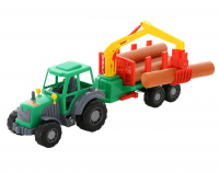 "Алтай" трактор с полуприцепом-лесовозом