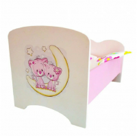 Кроватка "Котята и месяц"