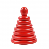 Пирамидка «Одноцветная» 8 деталей, в ассортименте