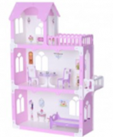 Домик для кукол "Дом с балконом"